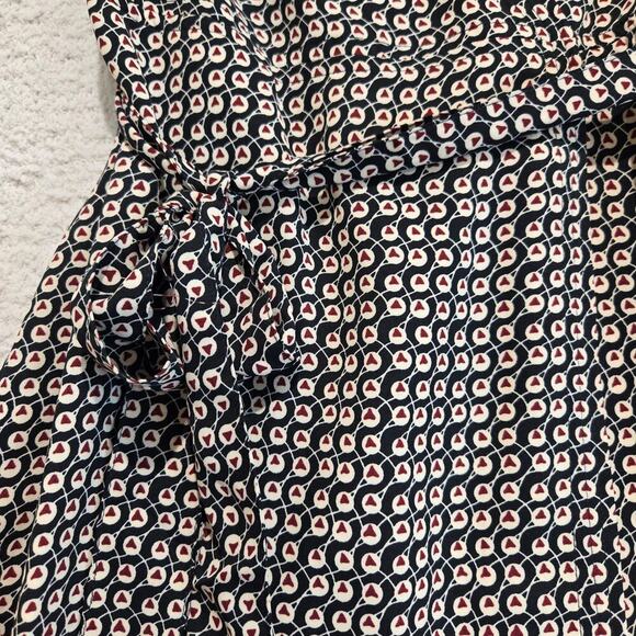 NWT Love, Bonito Geometric Print Wrap Dress Midi Size 2 - Picture 8 of 10